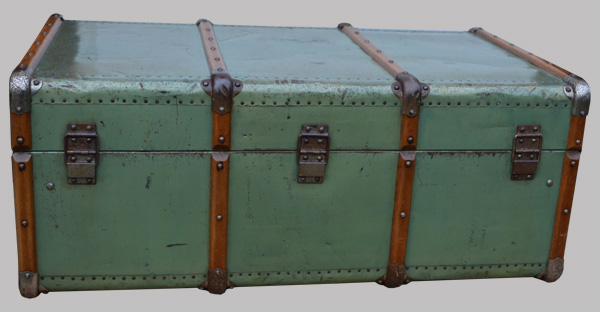 Malle de voyage ancienne rénovée - Ma valise en carton