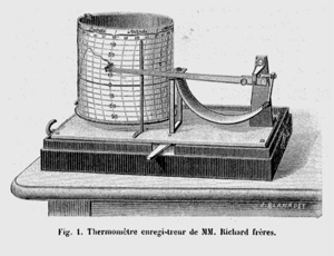 Proantic: Appareil De Mesure Thermomètre Enregistreur Jules Richard v