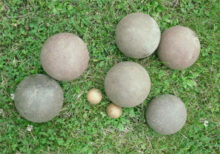 Jeu de boules en bois