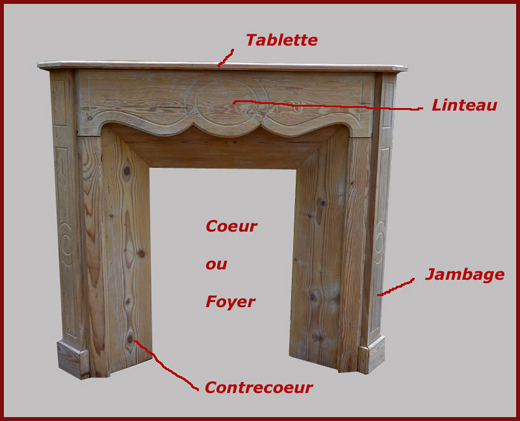 Accessoire cheminée moderne ou ancienne en fer ou bois - PRÊT A